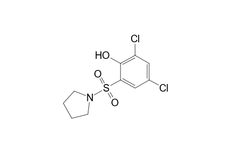 Phenol, 2,4-dichloro-6-(1-pyrrolidinylsulfonyl)-