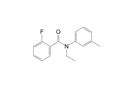 Benzamide, N-ethyl-N-(3-methylphenyl)-2-fluoro-