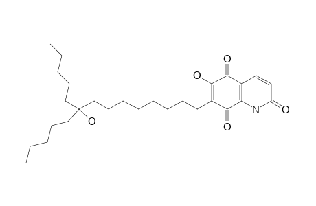 6-Hydroxy-7-[9-hydroxy-9-pentyltetradecyl]-2,5,8[1H]-quinolinetrione