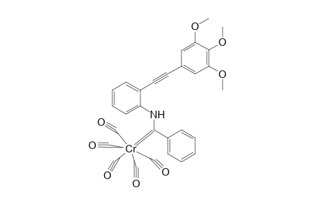 Pentacarbonyl{[2'-(<3",4",5"-trimethoxyphenyl>ethynyl)phenylamino]-phenylcarbene}-chromium