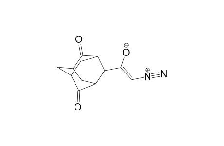 Tricyclo[3.3.1.1(3,7)]decane-2,6-dione, 4-(diazoacetyl)-