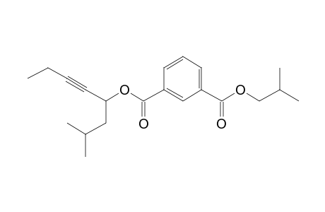 Isophthalic acid, isobutyl 2-methyloct-5-yn-4-yl ester