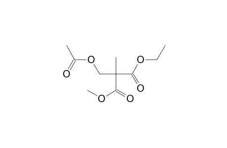 Ethyl Methyl 2-(Acetoxymethyl)-2-methylmalonate