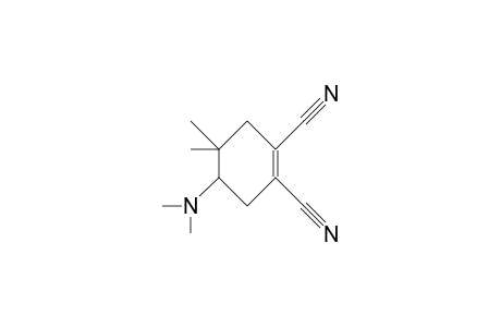 4,4-Dimethyl-5-dimethylamino-1-cyclohexene-1,2-dicarbonitrile