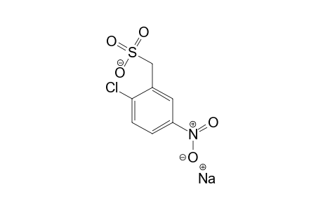 Benzenemethanesulfonic acid, 2-chloro-5-nitro-, sodium salt