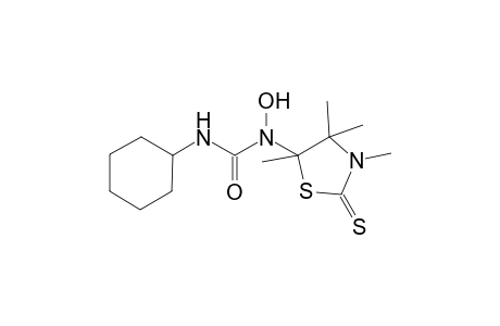 N'-cyclohexyl-N-hydroxy-N-(3,4,4,5-tetramethyl-2-thioxo-1,3-thiazolidin-5-yl)urea