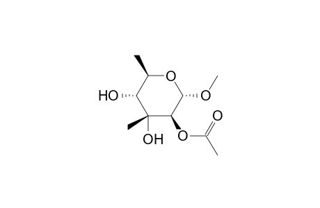 Methyl-2-O-acetyl-6-desoxy-3-C-methyl-alpha-D-altropyranoside