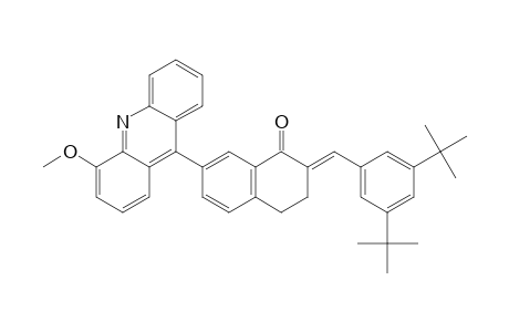 1(2H)-Naphthalenone, 2-[[3,5-bis(1,1-dimethylethyl)phenyl]methylene]-3,4-dihydro-7-(4-methoxy-9-acridinyl)-