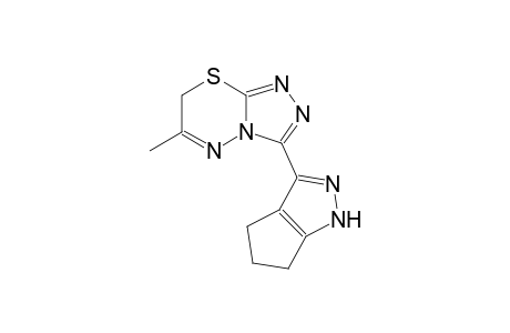 6-methyl-3-(1,4,5,6-tetrahydrocyclopenta[c]pyrazol-3-yl)-7H-[1,2,4]triazolo[3,4-b][1,3,4]thiadiazine
