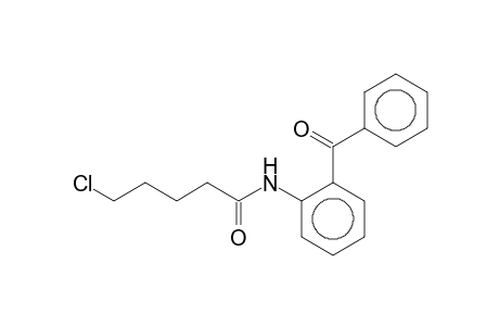 Pentanamide, 5-chloro-N-(2'-benzoylphenyl)-