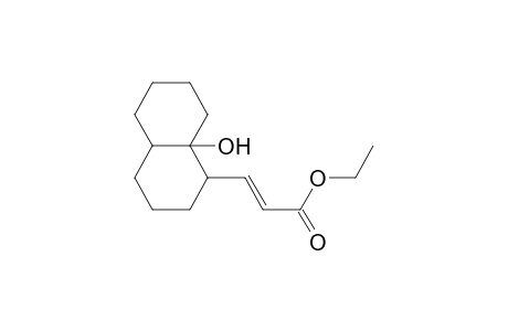 1-Hydroxy-2-(ethoxycarbonylethenyl)bicyclo[4.4.0]decane