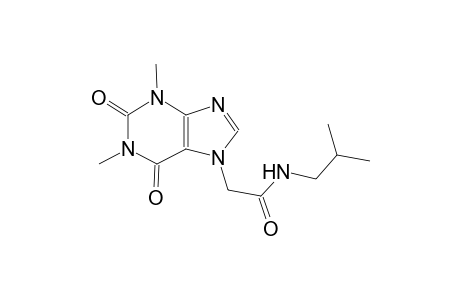 2-(1,3-dimethyl-2,6-dioxo-1,2,3,6-tetrahydro-7H-purin-7-yl)-N-isobutylacetamide