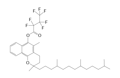 2,5-Dimethyl-2-(4,8,12-trimethyltridecyl)-3,4-dihydro-2H-benzo[h]chromen-6-yl 2,2,3,3,4,4,4-heptafluorobutanoate