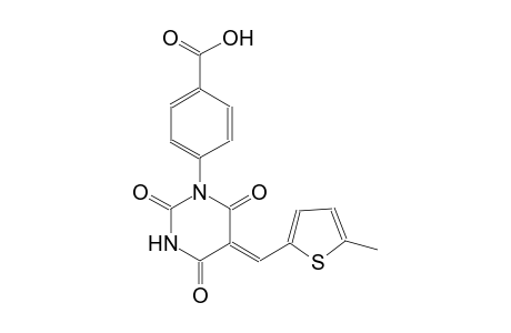 4-((5Z)-5-[(5-methyl-2-thienyl)methylene]-2,4,6-trioxotetrahydro-1(2H)-pyrimidinyl)benzoic acid
