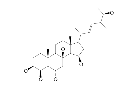 CERTONARDOSTEROL-A4;(E)-(24-XI,25R)-27-NOR-24-METHYL-5-ALPHA-CHOLEST-22-ENE-3-BETA,4-BETA,6-ALPHA,8,15-BETA,25-HEXOL