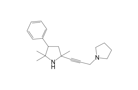 2,2,5-Trimethyl-3-phenyl-5-(3-pyrrolidin-1-yl-prop-1-ynyl)-pyrrolidine
