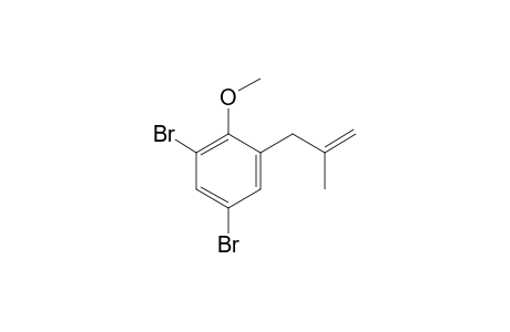 1,5-dibromo-2-methoxy-3-(2-methylallyl)benzene