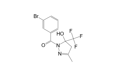 1-(3-bromobenzoyl)-3-methyl-5-(trifluoromethyl)-4,5-dihydro-1H-pyrazol-5-ol