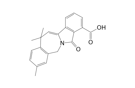 3,13,13-Trimethyl-7-oxo-7,13-dihydro-5H-isoindolo[2,1-b][2]benzazepine-8-carboxylic acid