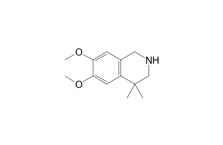 6,7-Dimethoxy-4,4-dimethyl-1,2,3,4-tetrahydroisoquinoline