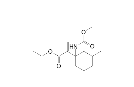 Ethyl 2-[1-(N-Ethoxycarbonylamino)-3-methylcyclohexyl]prop-2-enoate