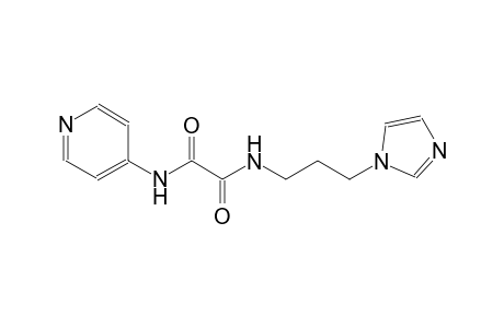 ethanediamide, N~1~-[3-(1H-imidazol-1-yl)propyl]-N~2~-(4-pyridinyl)-