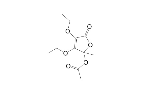 (3,4-diethoxy-2-methyl-5-oxidanylidene-furan-2-yl) ethanoate