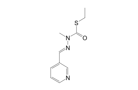 S-ETHYL-(E)-2-METHYL-3-[(3'-PYRIDYL)-METHYLIDENE]-THIOCARBAZATE