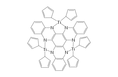 Trinuclear 1,6,7,12,13,18-Hexaazatrinaphthylene-tri{bis(Cyclpentadienyl)-Titanium}-Complexe