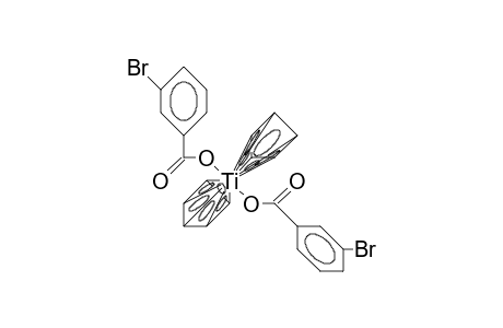 Bis(3-bromo-benzoato)-bis(.eta.-cyclopentadienyl)-titanium(iv)