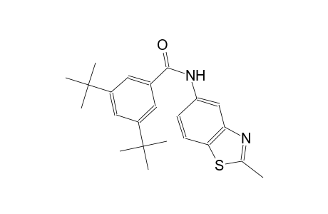 3,5-ditert-butyl-N-(2-methyl-1,3-benzothiazol-5-yl)benzamide