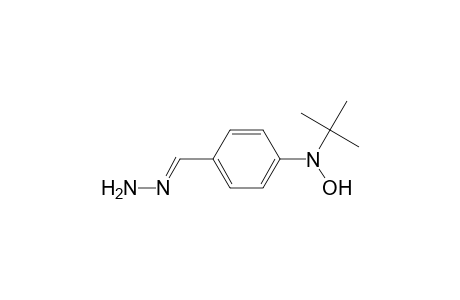 Benzaldehyde, 4-[(1,1-dimethylethyl)hydroxyamino]-, hydrazone