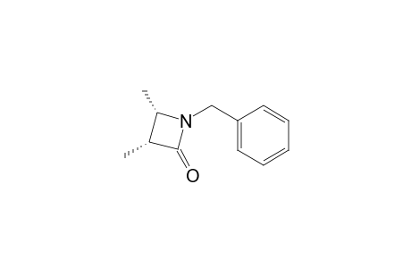 1-Benzyl-cis-3,4-dimethyl-2-azetidinone