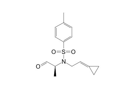 N-(2-cyclopropylideneethyl)-4-methyl-N-[(1S)-1-methyl-2-oxo-ethyl]benzenesulfonamide