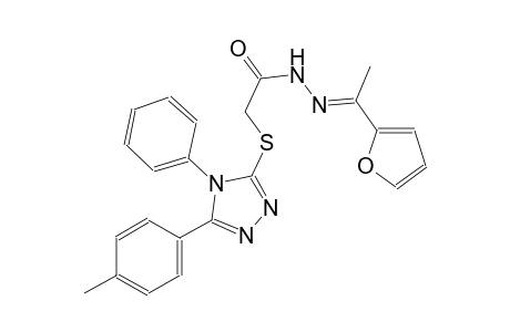 acetic acid, [[5-(4-methylphenyl)-4-phenyl-4H-1,2,4-triazol-3-yl]thio]-, 2-[(E)-1-(2-furanyl)ethylidene]hydrazide