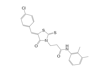 3-thiazolidinepropanamide, 5-[(4-chlorophenyl)methylene]-N-(2,3-dimethylphenyl)-4-oxo-2-thioxo-, (5Z)-