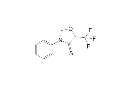 3-Phenyl-4-thiono-5-(trifluoromethyl)-1,3-oxazolane