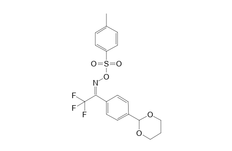 1-(4-(2-(1,3-dioxanyl)phenyl)-2,2,2-trifluoro-1-ethanone O-(p-tolylsulfonyl)oxime