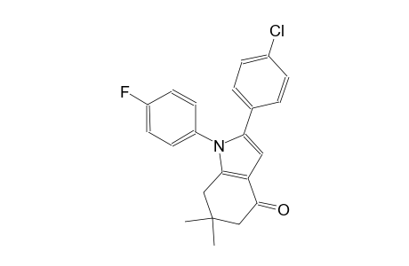 4H-indol-4-one, 2-(4-chlorophenyl)-1-(4-fluorophenyl)-1,5,6,7-tetrahydro-6,6-dimethyl-