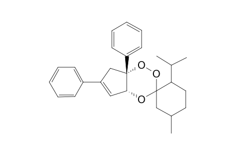 (1S,2S,5R,4'aS,7'aS)-4',7'a-Dihydro-2-isopropyl-5-methyl-6',7'a-diphenylspiro[cyclohexane-1',3'-[7'H]cyclopenta[1,2,4]trioxine]