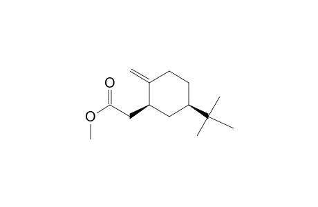 Cyclohexaneacetic acid, 5-(1,1-dimethylethyl)-2-methylene-, methyl ester, cis-