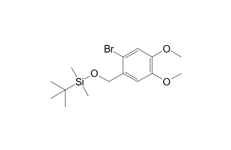 (2-bromanyl-4,5-dimethoxy-phenyl)methoxy-tert-butyl-dimethyl-silane