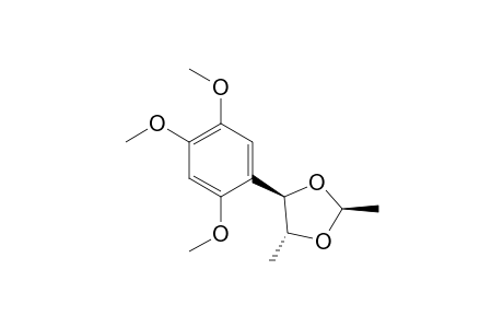 rel-(2S,4R,5R)-4-(2',4',5'-Trimethoxyphenyl)-2,5-dimethyl-1,3-dioxolane