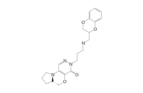 2-[3-N-(2-[1,4]-BENZODIOXANYLMETHYL)-AMINOPROPYL]-3-OXO-5,5A,6,7-TETRAHYDRO-2H,8H-PYRIDAZINO-[4,5-B]-PYRROLO-[1,2-D]-[1,4]-OXAZINE