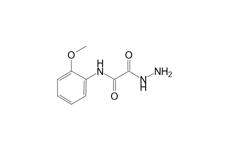2-Hydrazino-N-(2-methoxyphenyl)-2-oxoacetamide