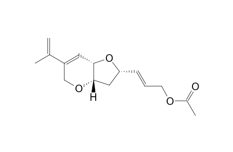 [(E)-3-[(2S,3aS,7aS)-6-prop-1-en-2-yl-3,3a,5,7a-tetrahydro-2H-furo[4,5-b]pyran-2-yl]prop-2-enyl] acetate