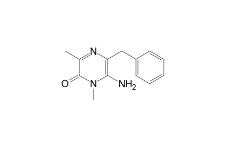 6-Amino-1,3-dimethyl-5-(phenylmethyl)-2-pyrazinone