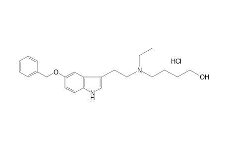 4-{{2-[5-(BENZYLOXY)INDOL-3-YL]ETHYL}ETHYLAMINO}-1-BUTANOL, MONOHYDROCHLORIDE