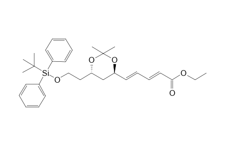 Ethyl (6R,8S)-10-tert-Butyldiphenylsilyloxy-6,8-di-O-isopropylidenedeca-2,4-dienoate