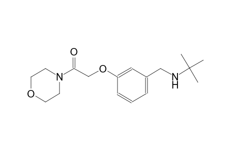 benzenemethanamine, N-(1,1-dimethylethyl)-3-[2-(4-morpholinyl)-2-oxoethoxy]-